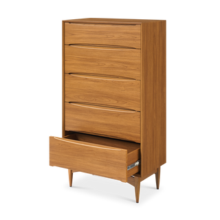Retrovie Mid-Century Modern 5-Drawer Dresser
