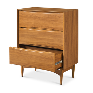Retrovie Mid-Century Modern 3-Drawer Dresser