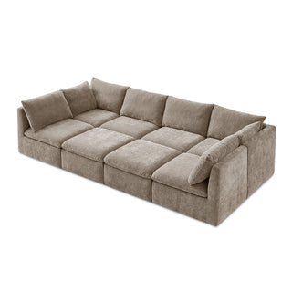 Macy Washable Slipcover Only (Pit-sectional), Taupe Chenille