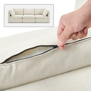 Macy Washable Slipcover Only (3 Seater), Oat