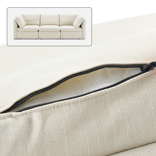 Macy Washable Slipcover Only (3 Seater), Oat