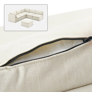 Macy Washable Slipcover Only (6 Seats), Oat