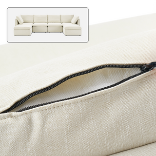 Macy Washable Slipcover Only (6 Seats), Oat