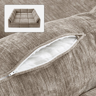 Macy Washable Slipcover Only (Pit-sectional), Taupe Chenille