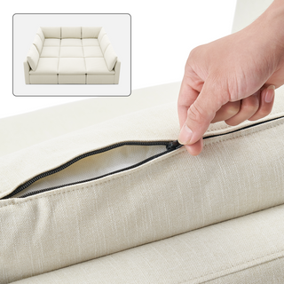 Macy Washable Slipcover Only (Pit-sectional), Oat