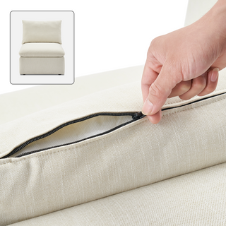Macy Washable Slipcover Only (Armless), Oat