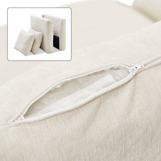 Macy Washable Slipcover Only (Armrest Set), Alpine Beige Chenille