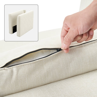 Macy Washable Slipcover Only (Armrest Set), Oat