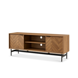 Axis Herringbone 59" TV Stand & Coffee Table Set