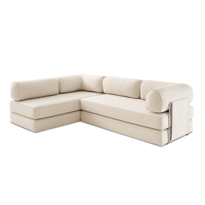 JelliCouch L-Shaped Sofa, Corner Open
