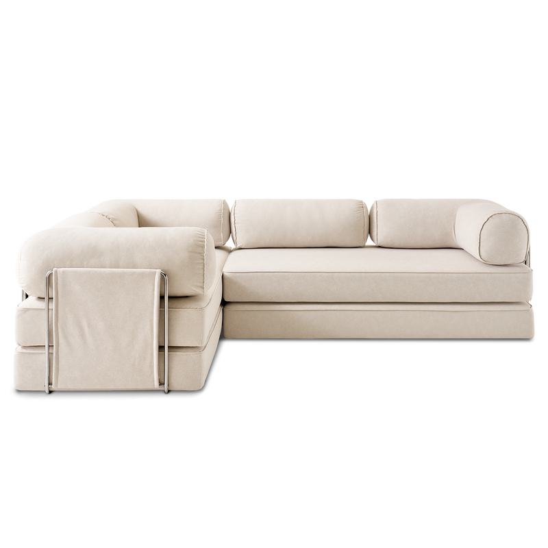 JelliCouch L-Shaped Sofa, Corner Closed