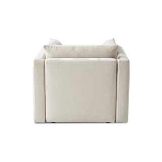 Macy Armchair with Storage, Alpine Beige Chenille