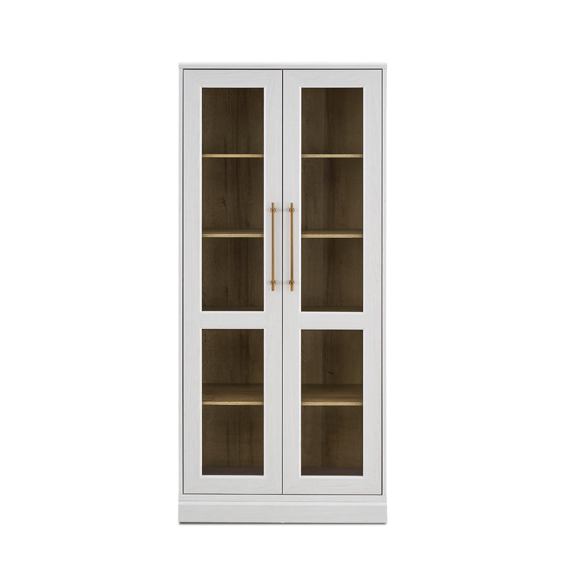 Blake Tall Acrylic Display Cabinet Angular
