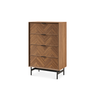 Axis Herringbone 4-Drawer Dresser