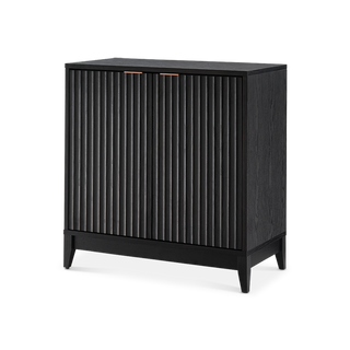 Brooklyn Modular Cabinet in Black Oak, angled view 1
