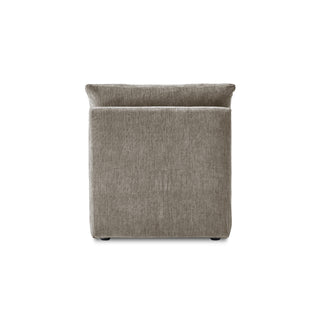 Macy Armchair with Storage, Keystone Gray Chenille