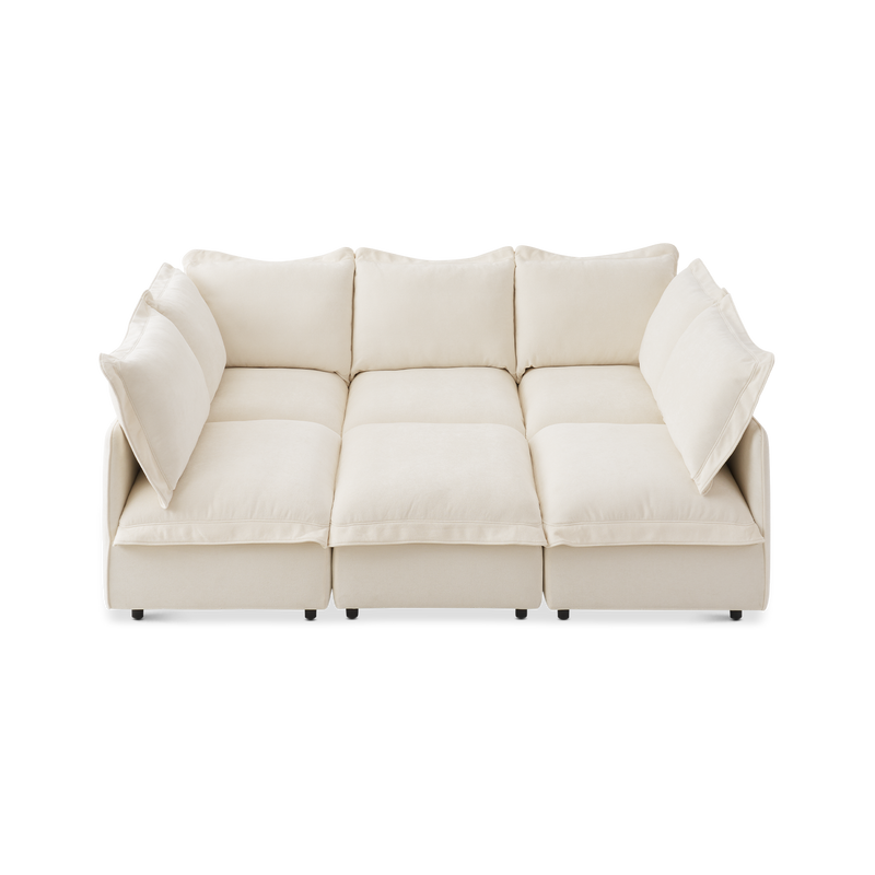 Qoosh 9-Seat Cloud Pit Sectional