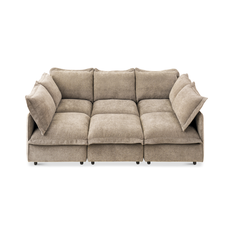 Qoosh 6-Seat Cloud Pit Sectional