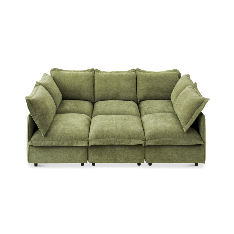 Qoosh 6-Seat Cloud Pit Sectional