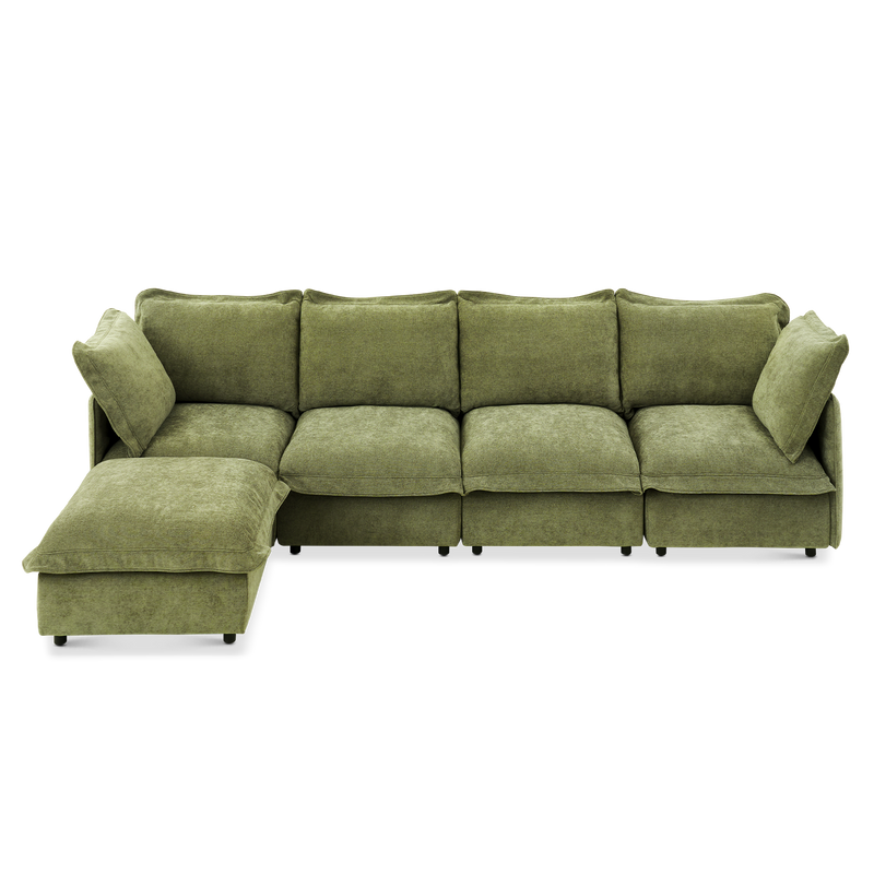Qoosh 5-Seat L-Shaped Cloud Sofa