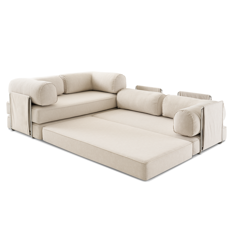 JelliCouch L-Shaped Sofa, Corner Closed