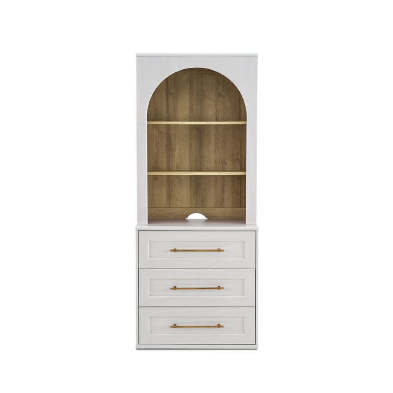 Blake 3 Drawer Dresser with Hutch