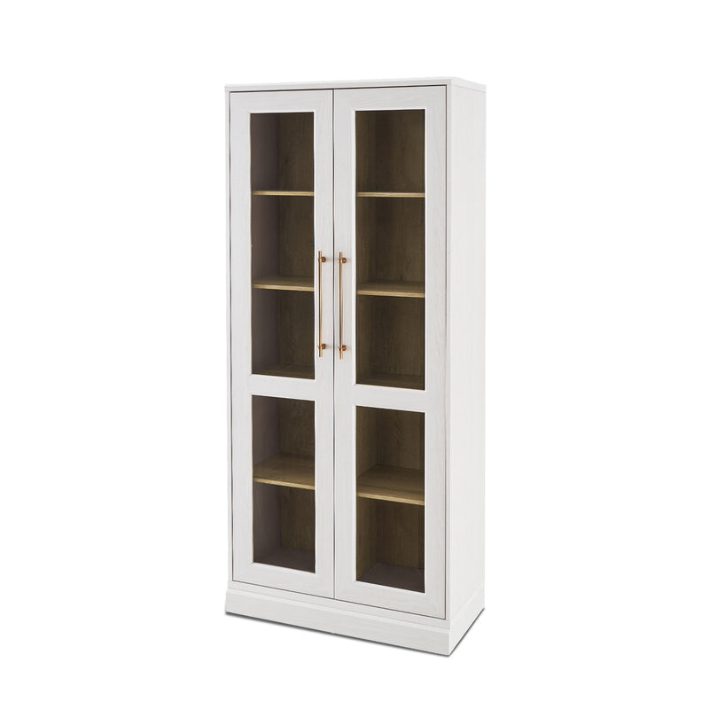 Blake Tall Acrylic Display Cabinet Angular