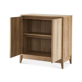Brooklyn Modular Cabinet in Golden Oak, angled view 2