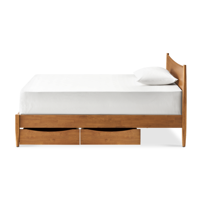 Retrovie Mid-Century Modern Twin Bed