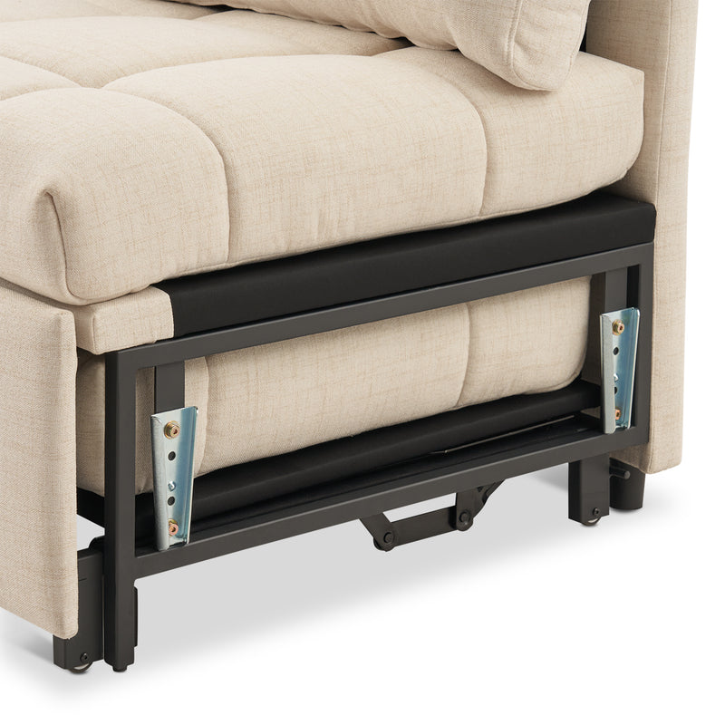 SleepStash 2 Seater Armless Pull-Out Sleeper