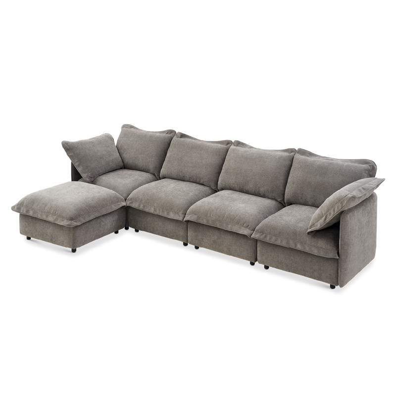 Qoosh 5-Seat L-Shaped Cloud Sofa