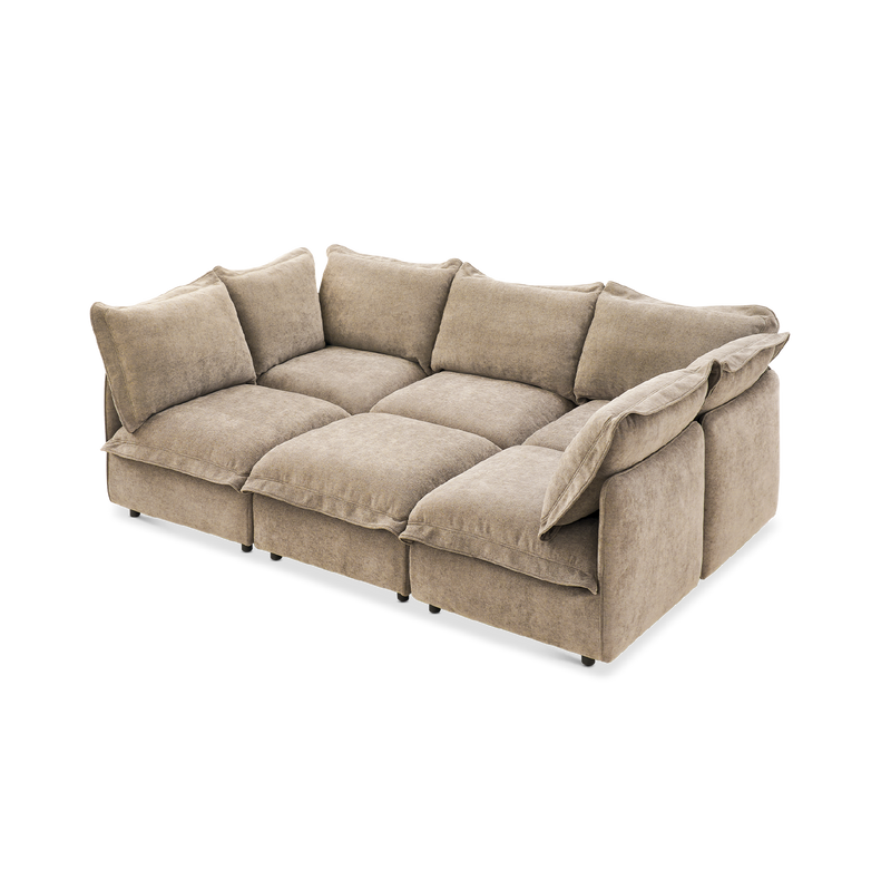 Qoosh 6-Seat Cloud Pit Sectional