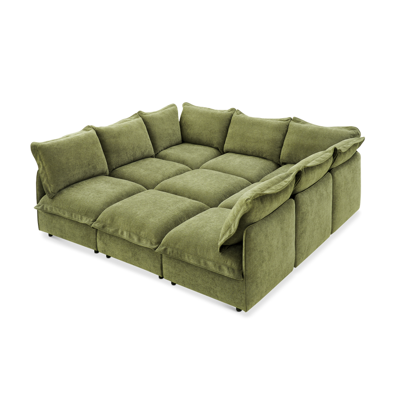 Qoosh 9-Seat Cloud Pit Sectional