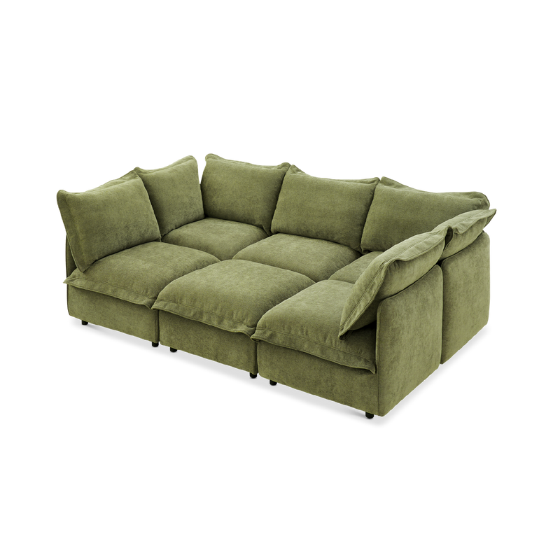Qoosh 6-Seat Cloud Pit Sectional