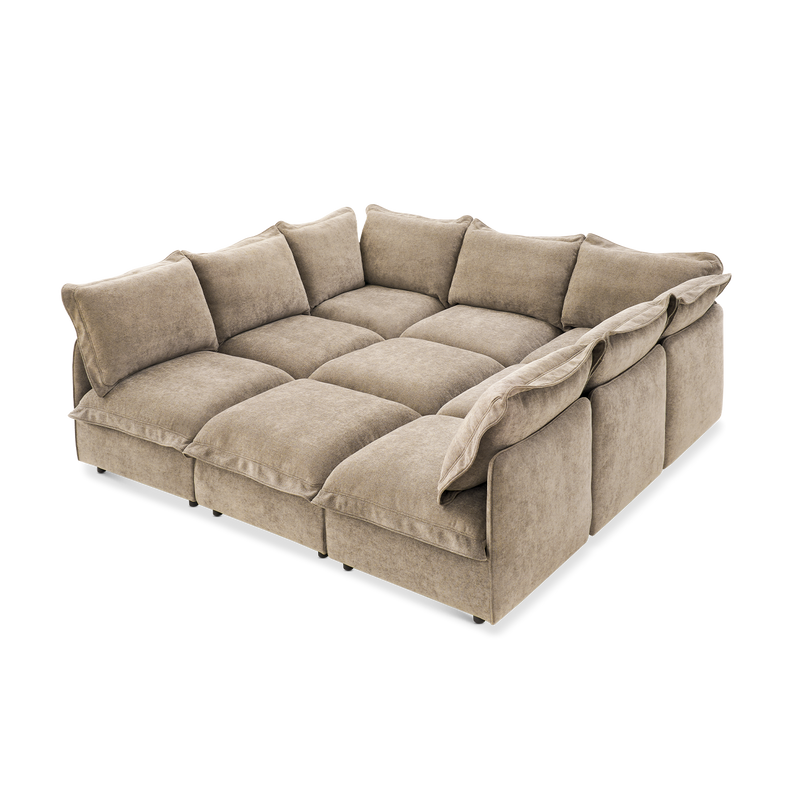 Qoosh 9-Seat Cloud Pit Sectional