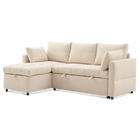4-Seat L-Shaped Sofa Bed