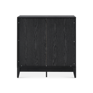 Brooklyn Modular Cabinet in Black Oak, angled view 3