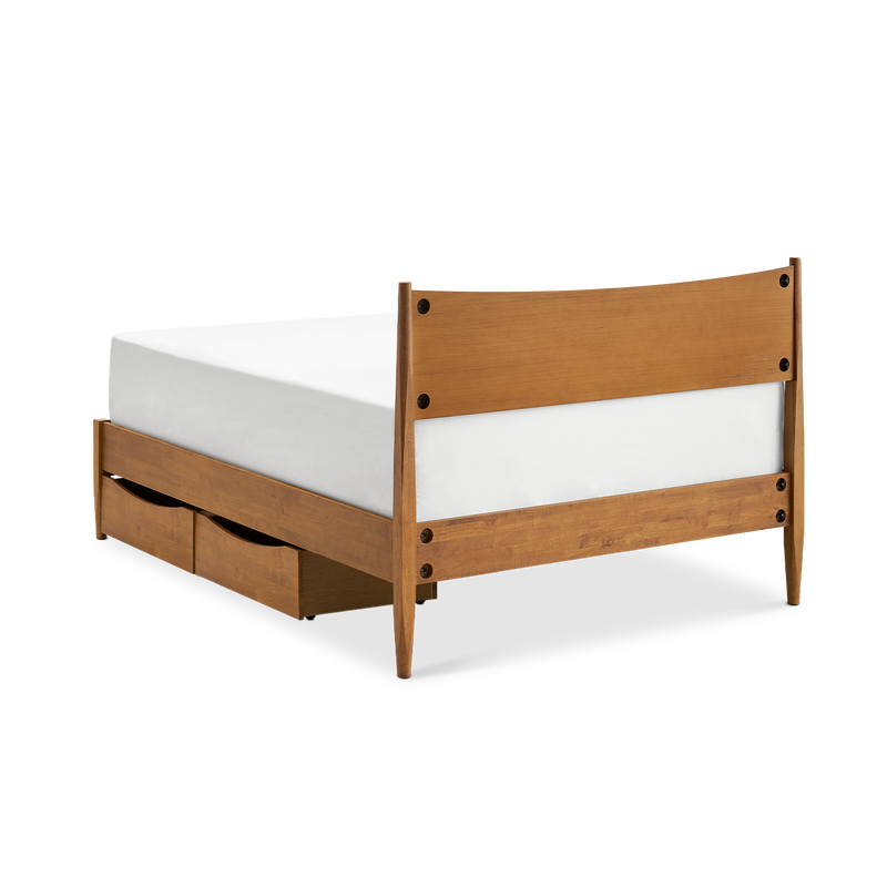 Retrovie Mid-Century Modern Twin Bed