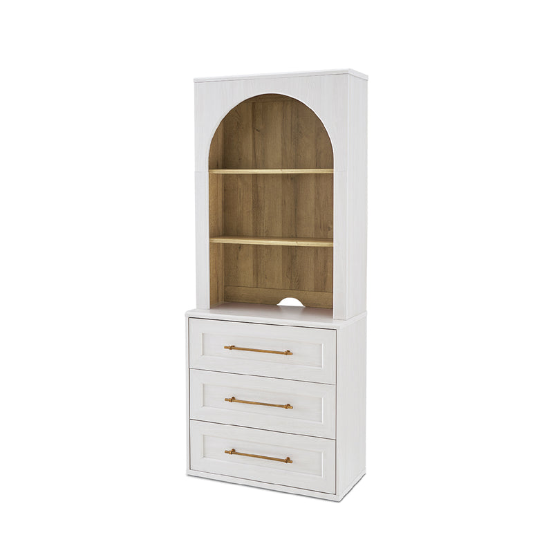 Blake 3 Drawer Dresser with Hutch