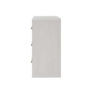 Blake 3 Drawer Dresser, White Oak Set of 2 - angle view