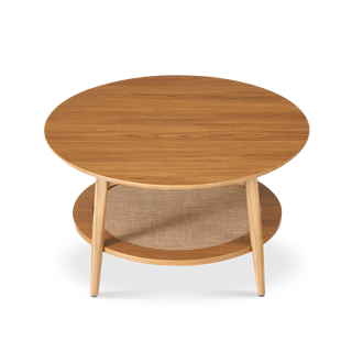 Retrovie Mid-Century Modern 59" TV Stand & Round Coffee Table Set