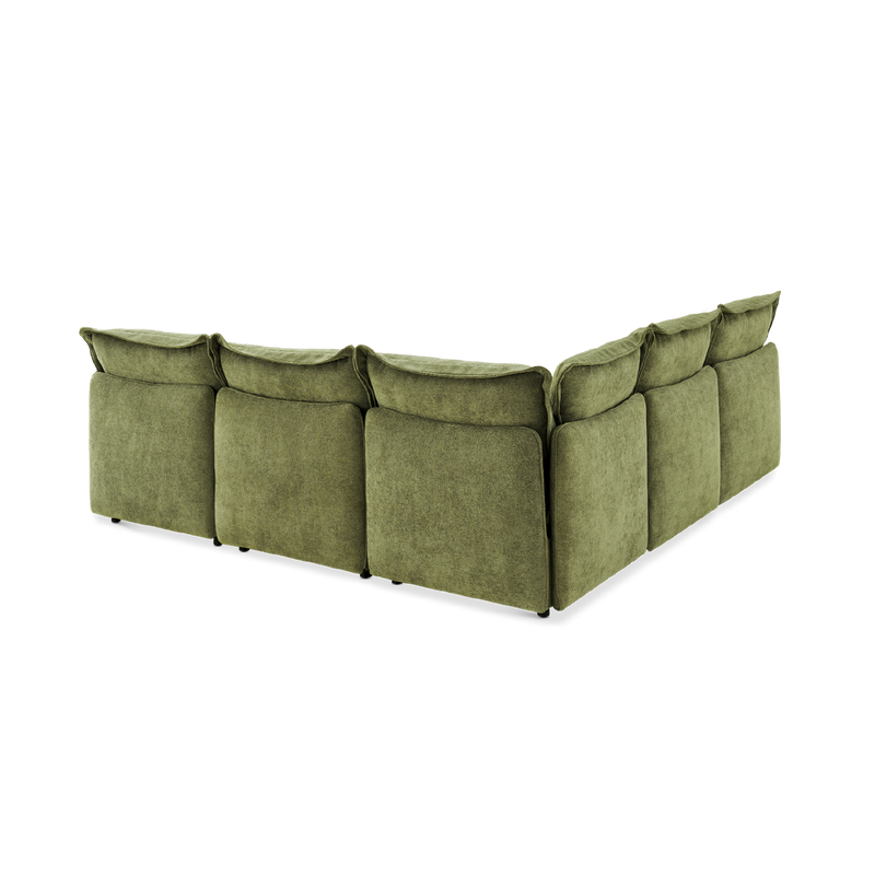 Qoosh 6-Seat L-Shaped Cloud Sofa