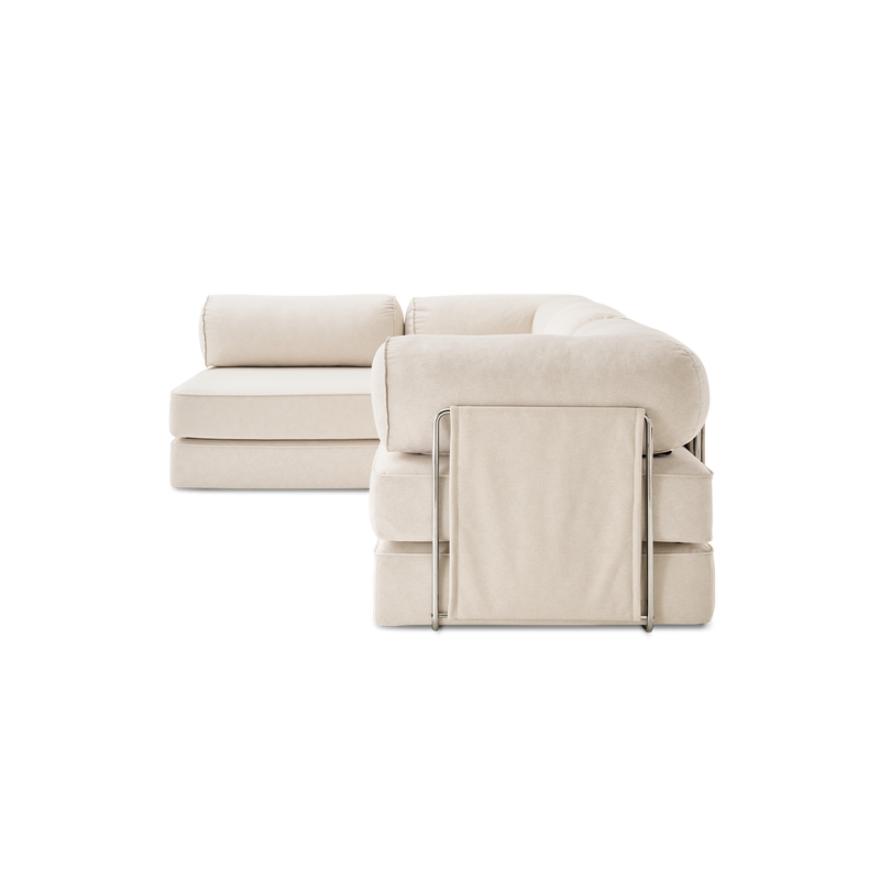JelliCouch L-Shaped Sofa, Corner Open