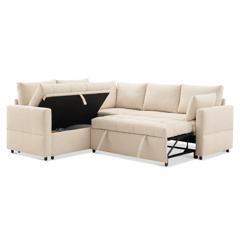 SleepStash 5-Seat V-Shaped Sofa Bed