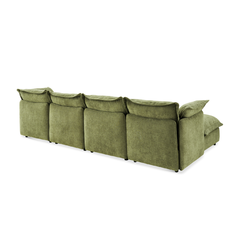 Qoosh 5-Seat L-Shaped Cloud Sofa