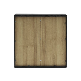 Blake 3 Drawer Dresser, Black Oak - angle view