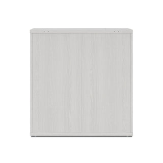 Blake Modular Storage Cabinet Acrylic, White Oak Single - angle view