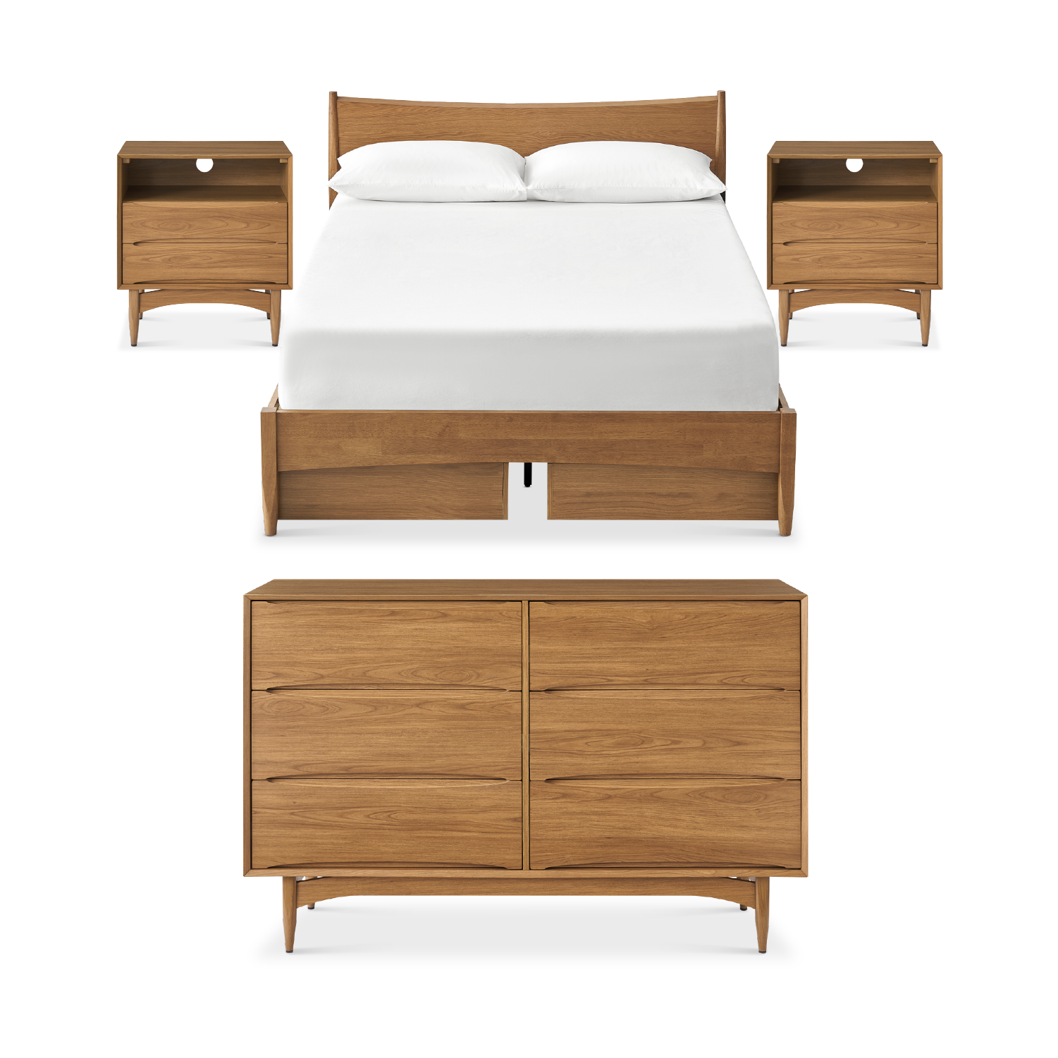 4-Piece Queen Bedroom Set with Underbed Storage