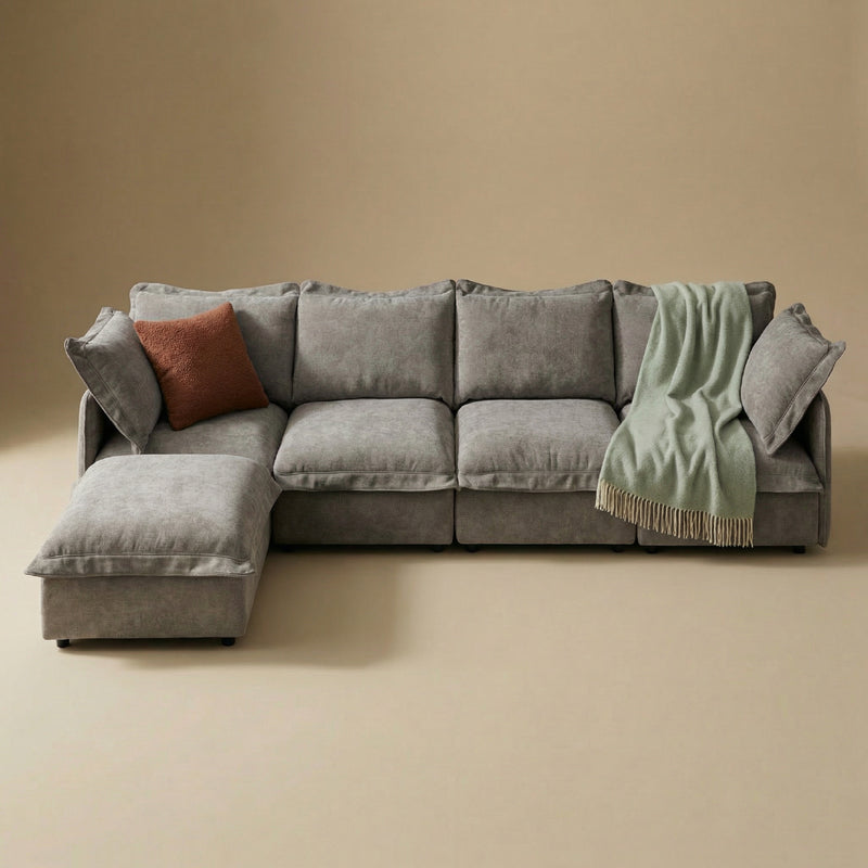 Qoosh 5-Seat L-Shaped Cloud Sofa
