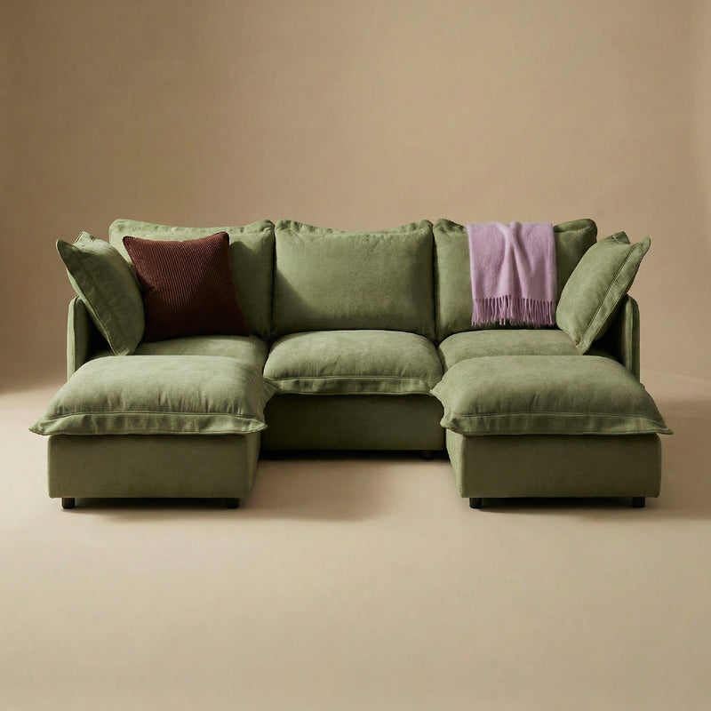 Qoosh 5-Seat U-Shaped Cloud Sofa